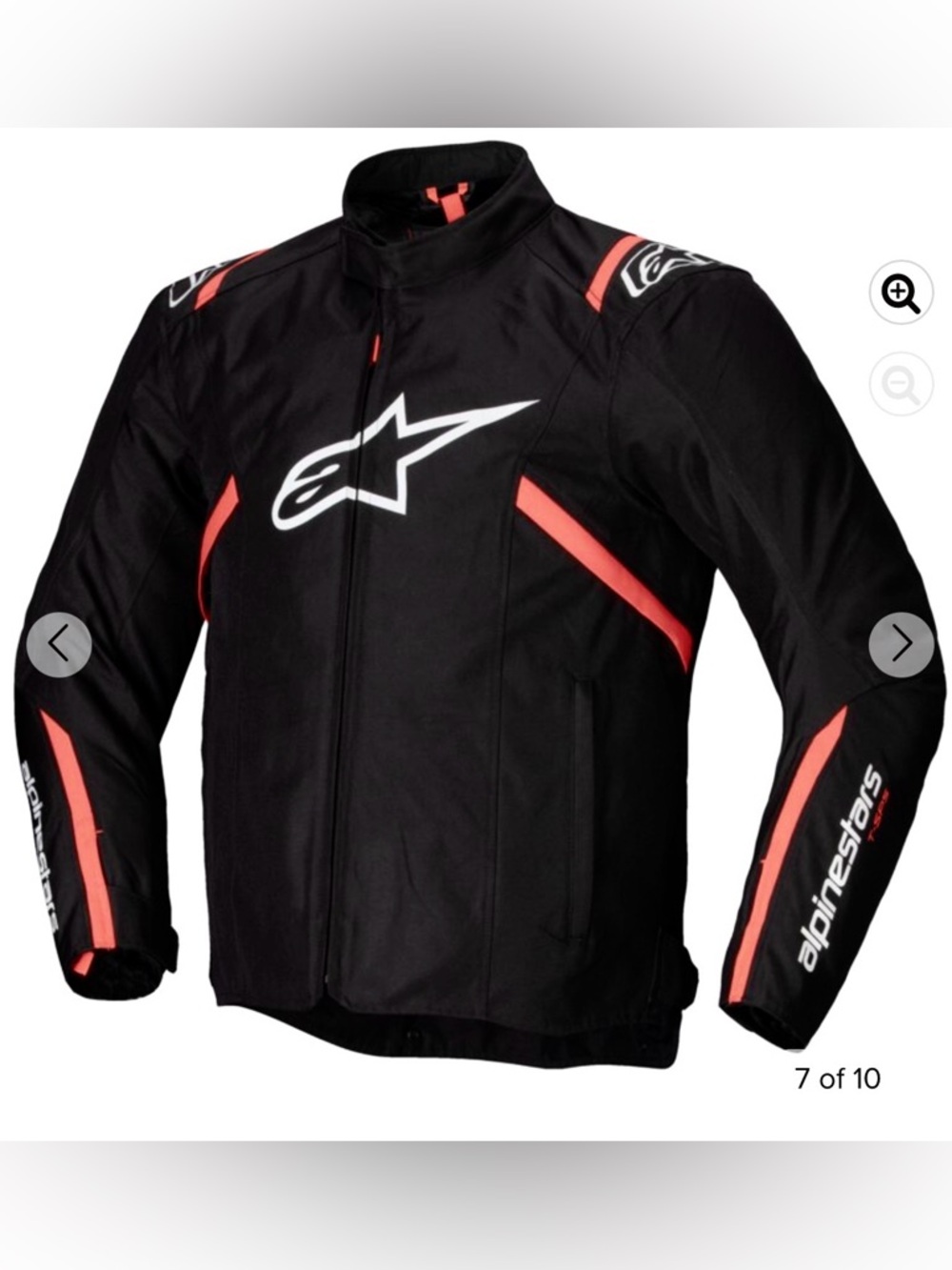Alpinestars T-SPS V2 WP Jacket Men’s Small Waterproof Thermal Liner CE Armor